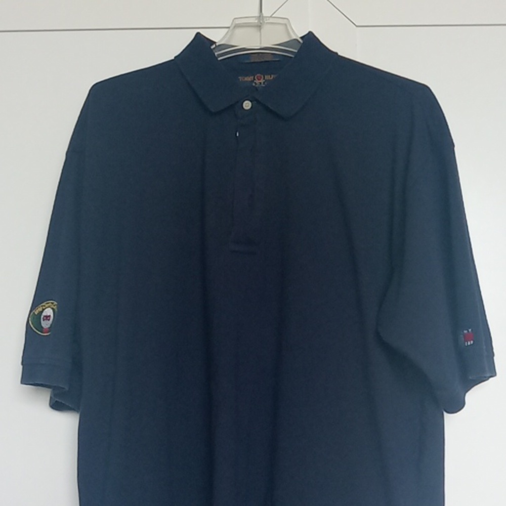 Tommy Hilfiger Golf Polo CVS Charity Classic Navy Blue Size L